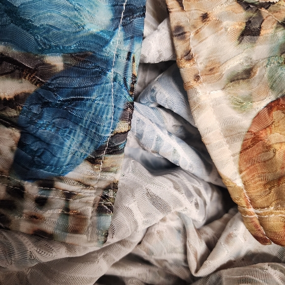 NWT ALFRED DUNNER Walnut Grove Floral-Print Top XL - Picture 5 of 12